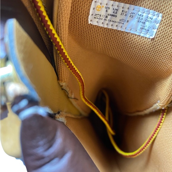 Timberland Tall Calf Length Boots women’s size 5 - Picture 4 of 11